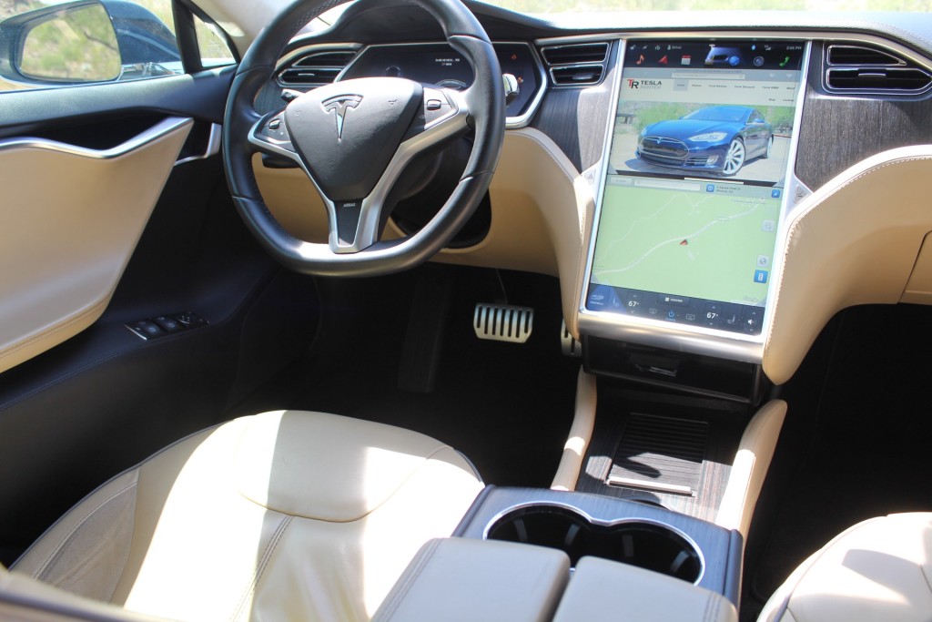 Interiores de un tesla